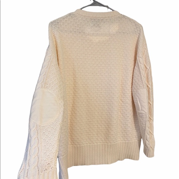 Urban Outfitters Beige Long Sleeve Cable Knit Sweater; size SP - Picture 4 of 7